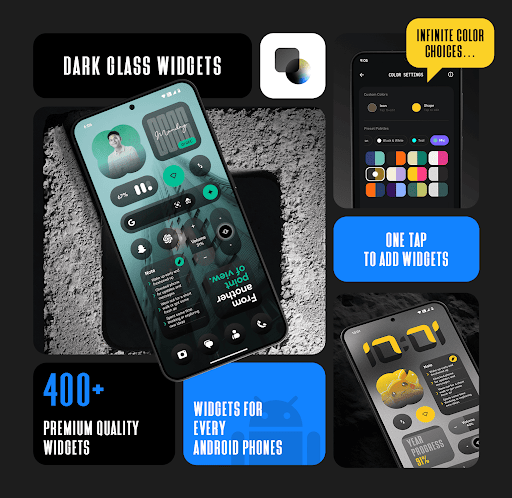 DarkGlass Widgets ekran görüntüsü