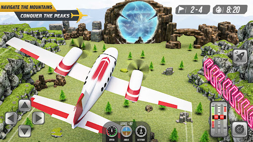 uçak oyunları simulator Ofline ekran görüntüsü