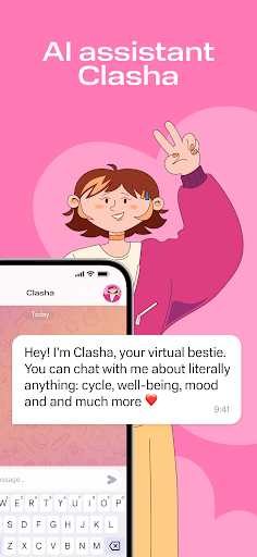 Clatch: Women's period tracker ekran görüntüsü