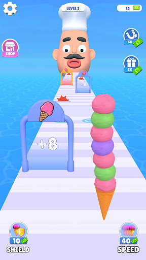 Stacky Ice Cream Runner ekran görüntüsü