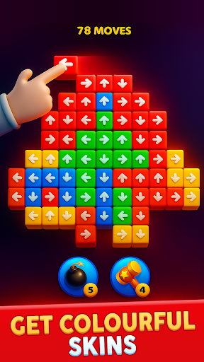 Tap Block Away: 3D Cube Puzzle ekran görüntüsü