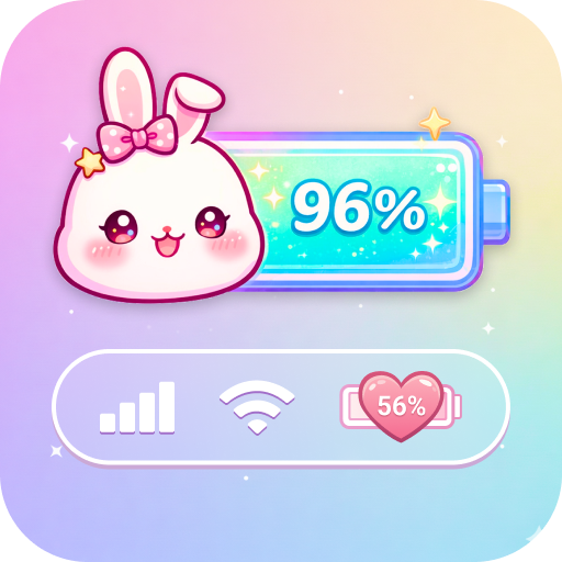 Emoji Battery: Status Bar Cute