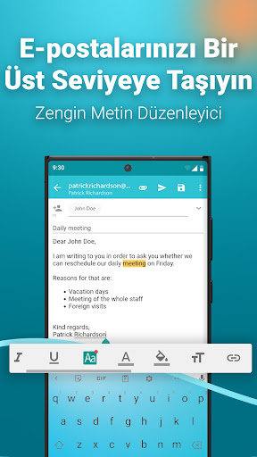 Aqua Mail - hızlı e-posta ekran görüntüsü