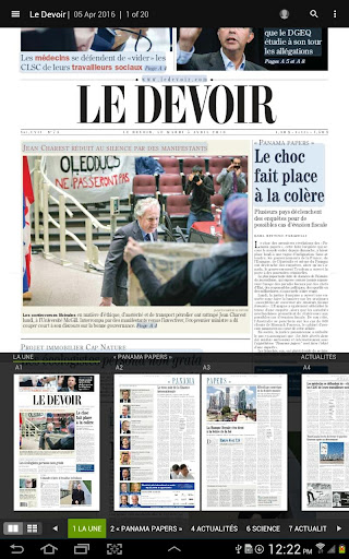 Le Devoir virtuel ekran görüntüsü