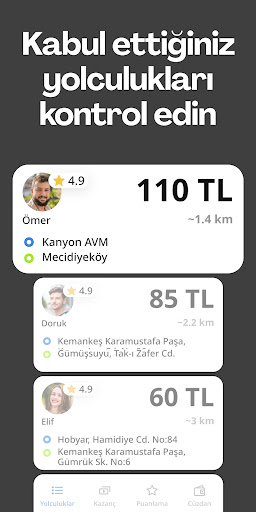 inDrive: taksi kaynağı ekran görüntüsü