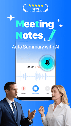 AI Meeting Notes: Auto Summary ekran görüntüsü