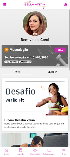 BellAttiva fitness ekran görüntüsü