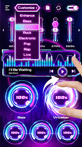 bass boosting, ses yükseltici ekran görüntüsü