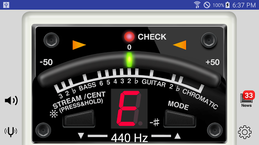 BOSS Tuner ekran görüntüsü