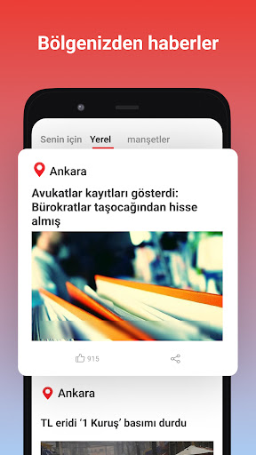 Yerel Haberler - Manşetler ekran görüntüsü
