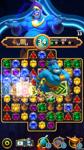 Jewel Nights Genie Puzzle Game ekran görüntüsü