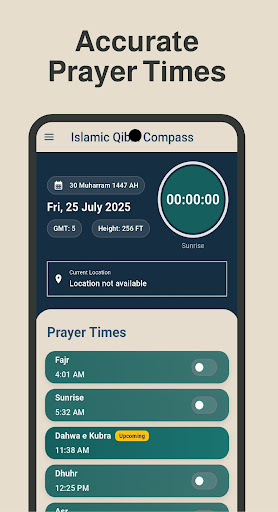 Islamic Qibla Compass ekran görüntüsü