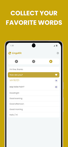 Learn Hindi - Lingokit ekran görüntüsü