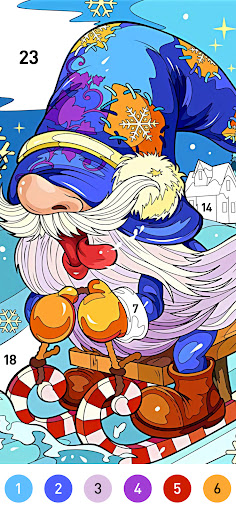 Christmas Winter Coloring Book ekran görüntüsü