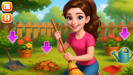 Diana's House Cleaning Games ekran görüntüsü