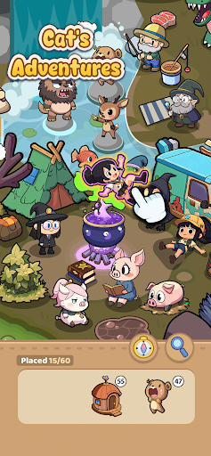 Sticker Saga: Cat's Adventures ekran görüntüsü