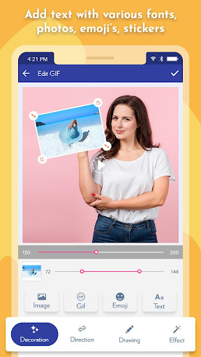 GIF Editor: Image to GIF, Vide ekran görüntüsü