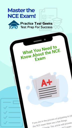 NCE Practice Test ekran görüntüsü