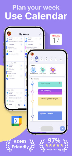 Daily Planner Organizer: Brite ekran görüntüsü
