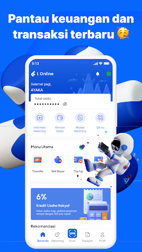 Lampung Online - mBanking ekran görüntüsü