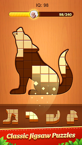 Wooden Block Jigsaw Puzzle ekran görüntüsü