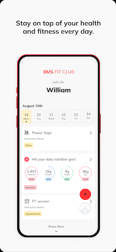 BMS Fit Club ekran görüntüsü