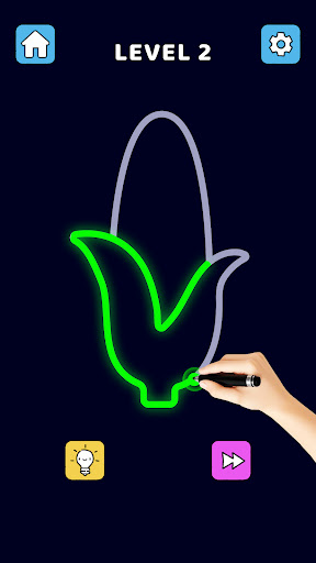 Single Line Puzzle Drawing ekran görüntüsü