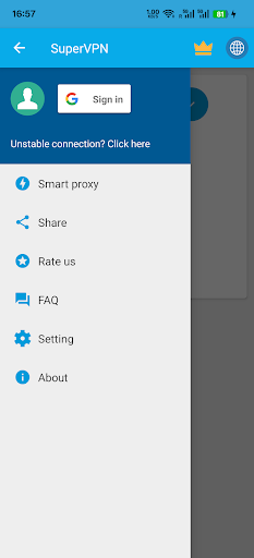 SuperVPN Fast VPN Client ekran görüntüsü