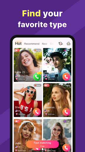 Honeycam Pure-live video chat ekran görüntüsü