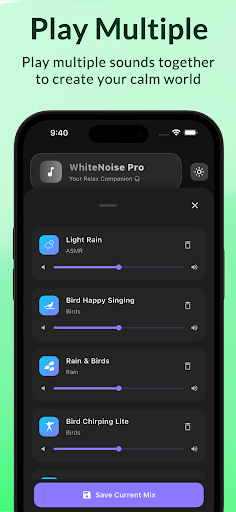 White Noise Pro : Sleep Sounds ekran görüntüsü