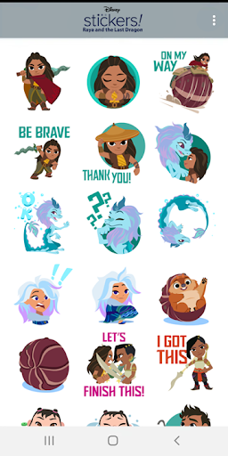Disney Stickers: Raya ekran görüntüsü