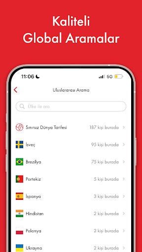 Rebtel: Yüklemeler ve Aramalar ekran görüntüsü