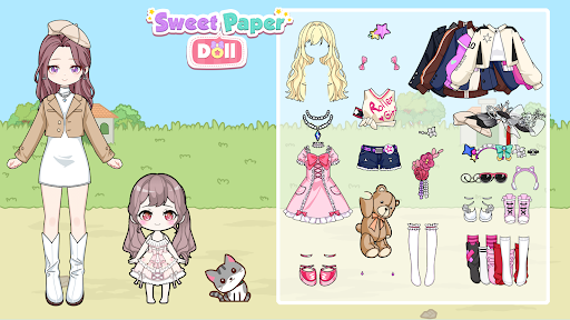 DIY Paper Doll Dress Up Games ekran görüntüsü