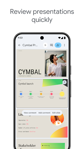 Google Slaytlar ekran görüntüsü