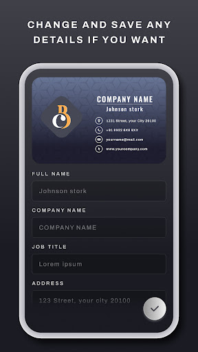 Auto Business Card Scanner ekran görüntüsü