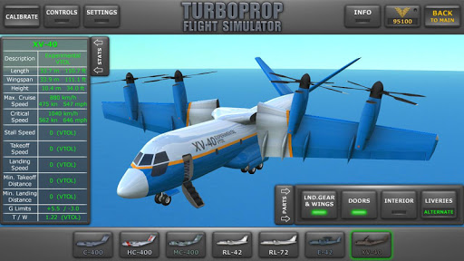 Turboprop Flight Simulator ekran görüntüsü