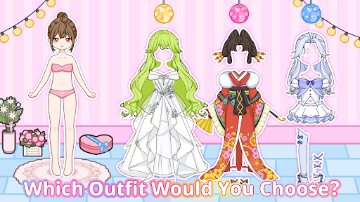 DIY Paper Doll Dress Up Games ekran görüntüsü