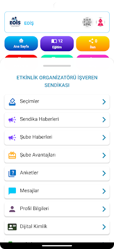 EOİŞ Sendikası ekran görüntüsü