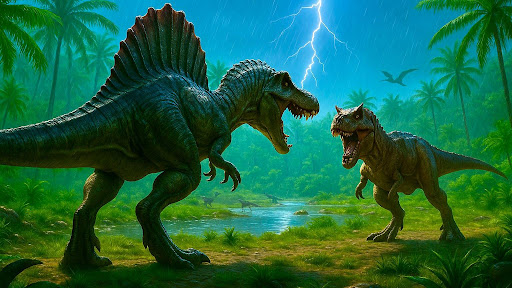 Jurassic Primal Dino Sim Clash ekran görüntüsü