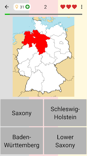 German States - Geography Quiz ekran görüntüsü