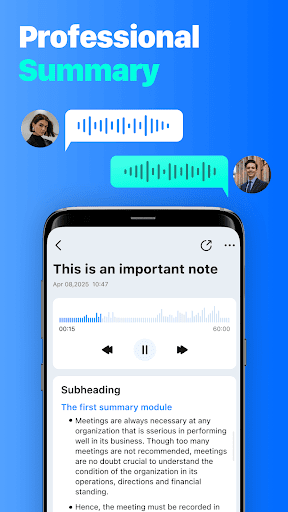 AI Meeting Notes: Auto Summary ekran görüntüsü
