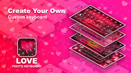 Love Photo Keyboard Theme 2023 ekran görüntüsü