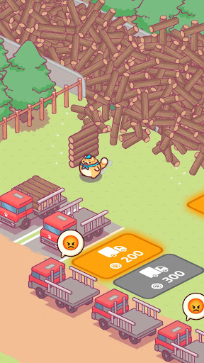 Lumbercat: Cute Idle Tycoon ekran görüntüsü