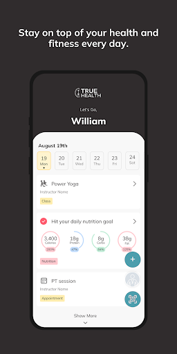 True Health App ekran görüntüsü