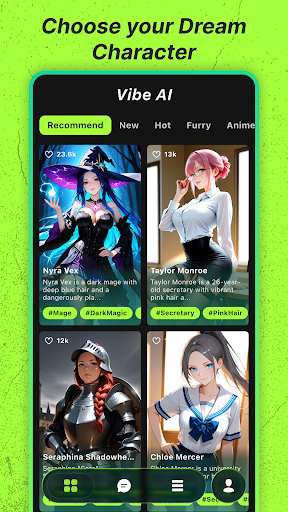 Vibe AI: RP Character Chat ekran görüntüsü