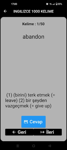 English 1000 | YDS KELİME ekran görüntüsü