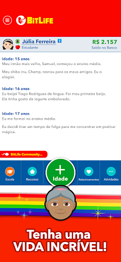 BitLife BR - Simulação de vida ekran görüntüsü