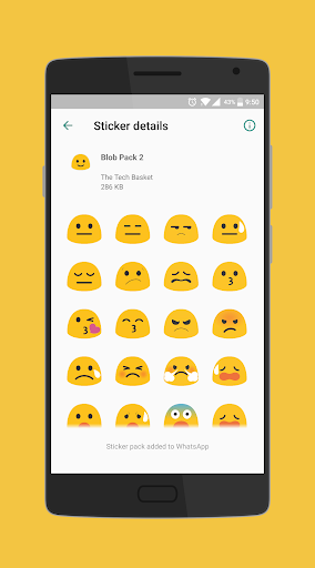 Blob is Back - WAStickerApps ekran görüntüsü