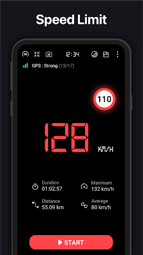 GPS Hız Göstergesi : Hız Ölçer ekran görüntüsü