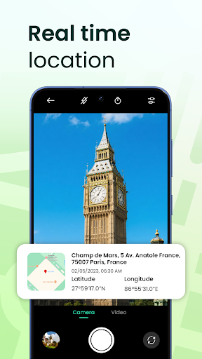 GPS Cam: Timestamp & Location ekran görüntüsü